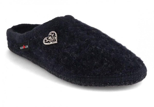 HAFLINGER-Slipper--Herzerl-Captain-Blue #farbe_Blue