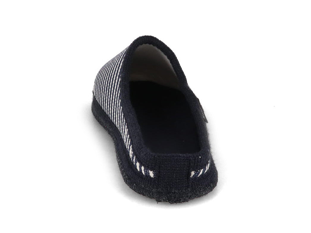 1 HAFLINGER-Men-Women-Cotton-Slippers-Cotty-Manacor-navy #farbe_Blue