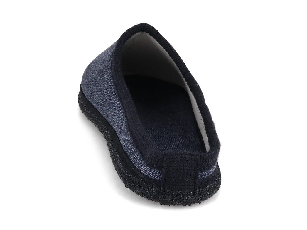 1 HAFLINGER-Women-Men-Cotton-Slippers-Cotty-Wash-captain-blue #farbe_Blue