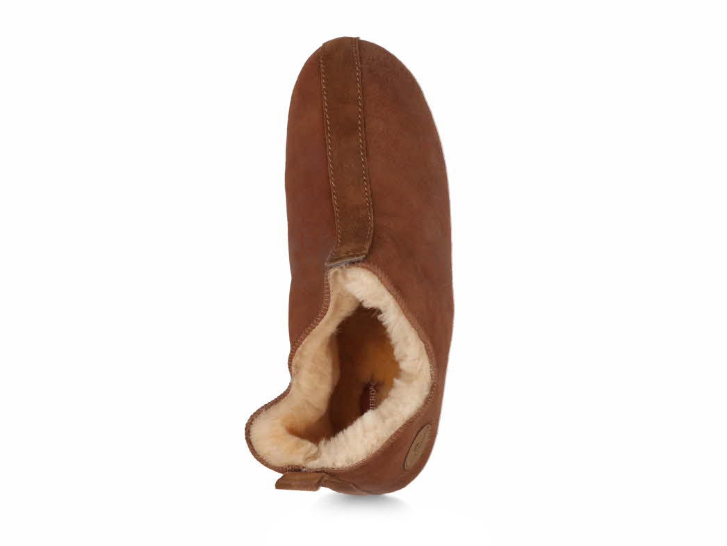 1 SHEPHERD-Men-Slippers-Henrik-antique-cognac #farbe_Brown