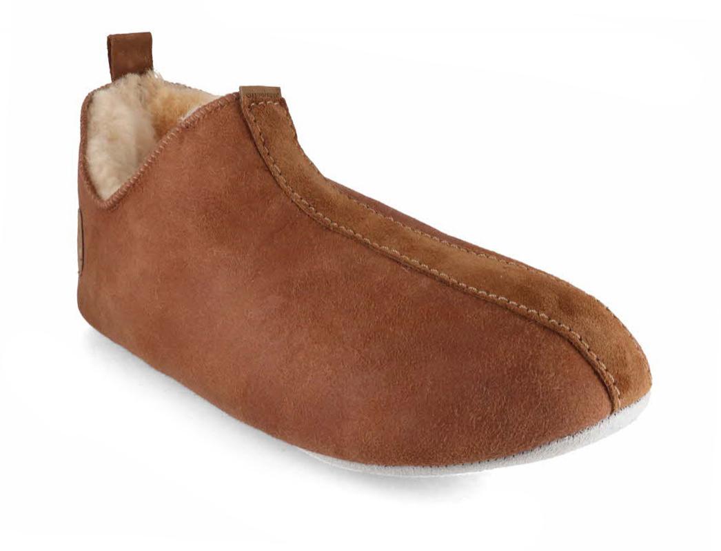 SHEPHERD-Men-Slippers-Henrik-antique-cognac #farbe_Brown
