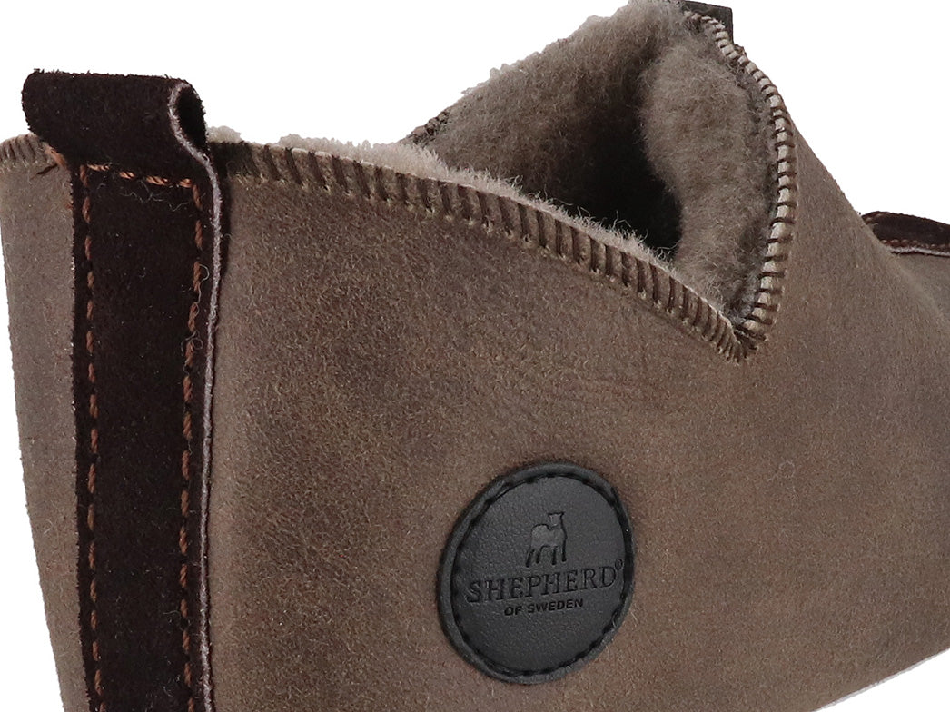 1 SHEPHERD-Women-Lambskin-Slipper-Boots-Lina-stone-oiled-antique #farbe_Gray