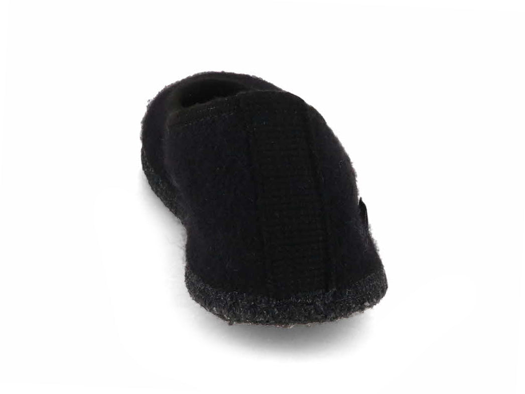 1 HAFLINGER-Women-Felt-Ballerinas-Marina-black #farbe_Black
