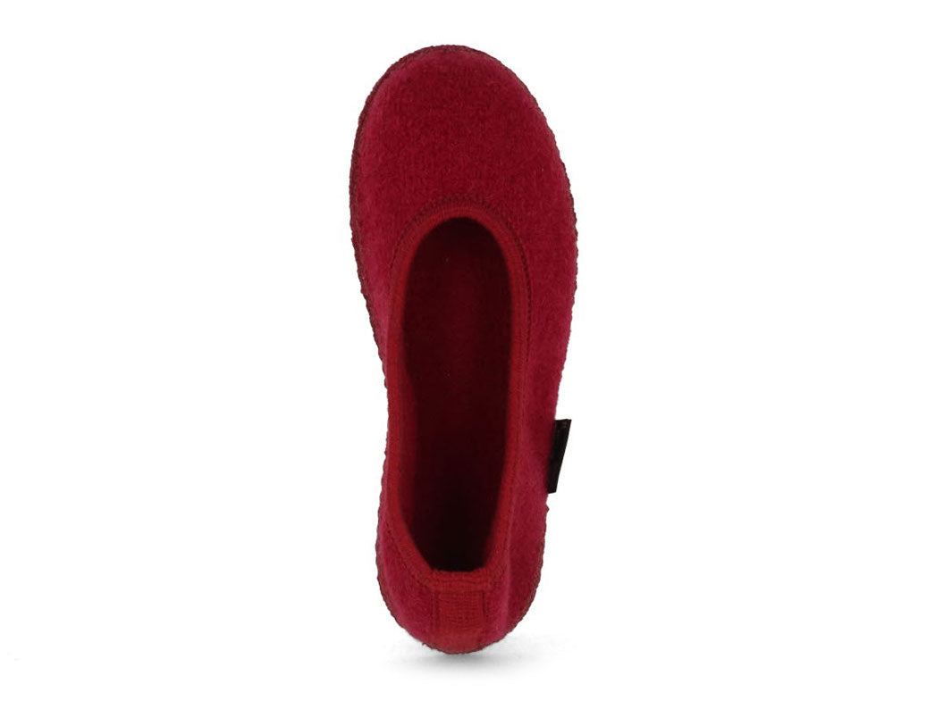 1 HAFLINGER-Ballerina-Slippers--Marina-Burgundy #farbe_Red