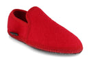 HAFLINGER-Women-Closed-Heel-Boiled-Wool-Slippers-Loafer-red