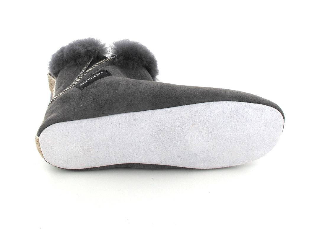 1 SHEPHERD-Womens-Sheepskin-Slipper-Boots--Mariette-Asphalt #farbe_Grey