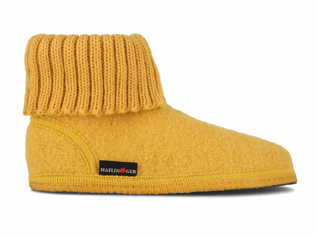 1 HAFLINGER-Womens-Slipper-Boot--Karl-sun #farbe_Yellow