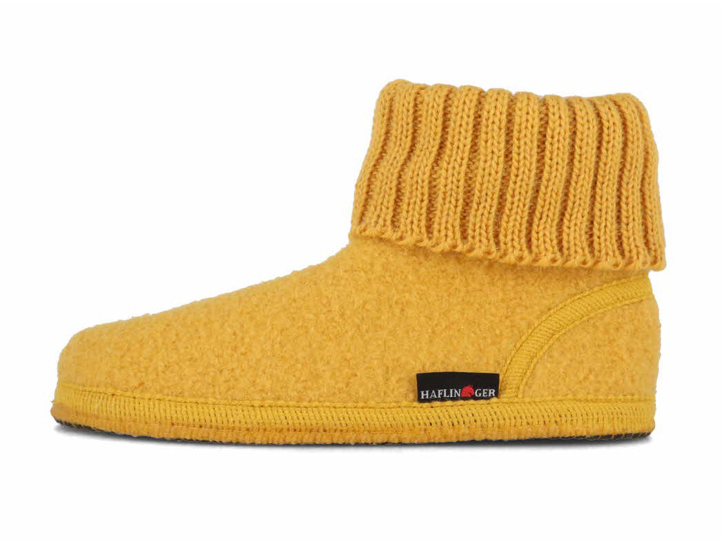 1 HAFLINGER-Womens-Slipper-Boot--Karl-sun #farbe_Yellow