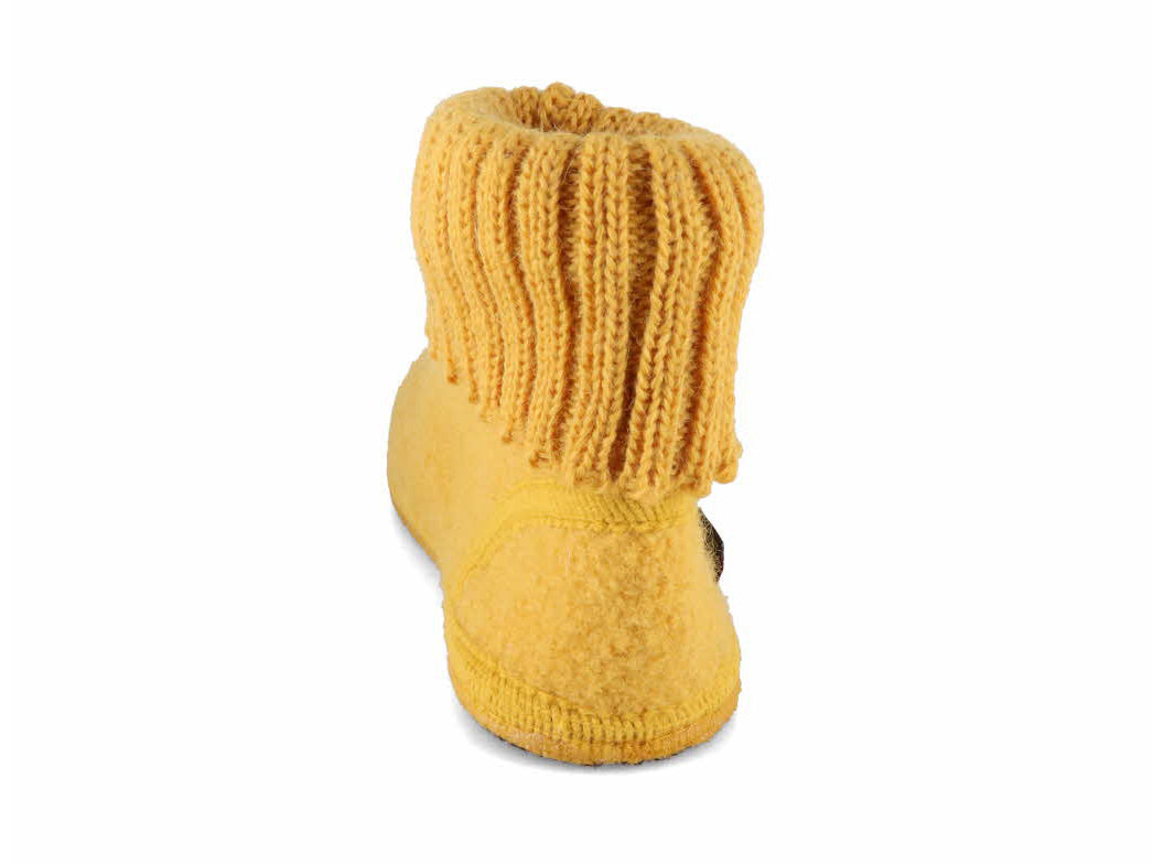 1 HAFLINGER-Womens-Slipper-Boot--Karl-sun #farbe_Yellow