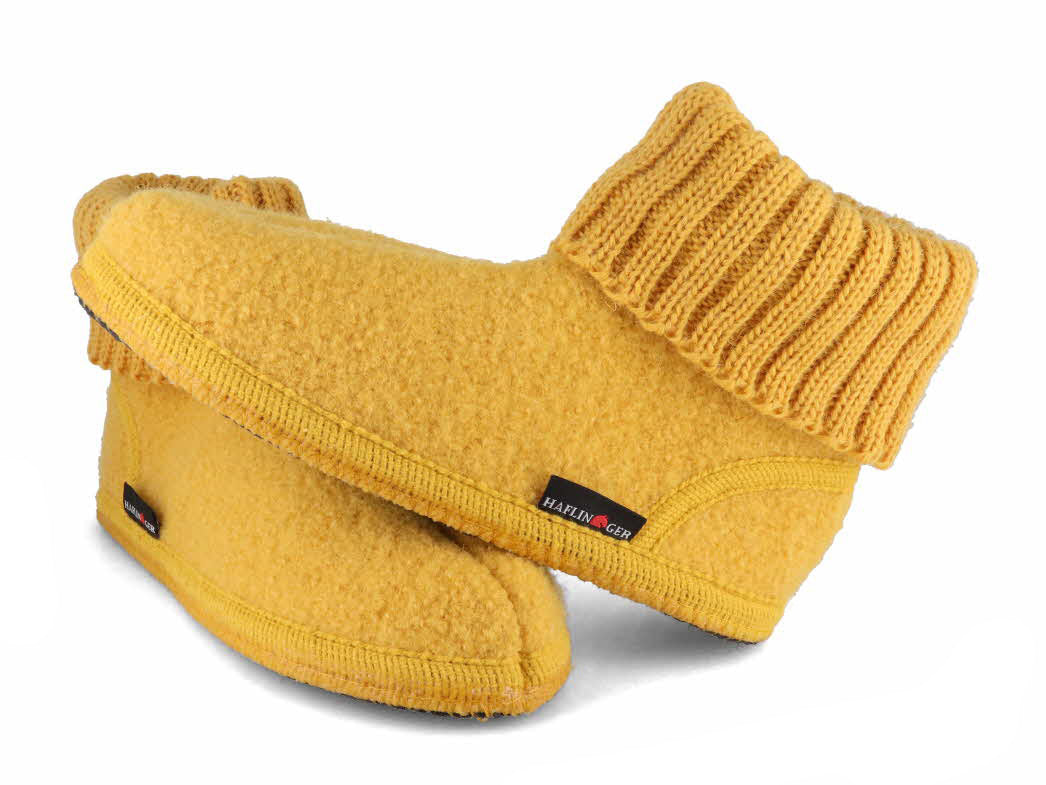 1 HAFLINGER-Womens-Slipper-Boot--Karl-sun #farbe_Yellow