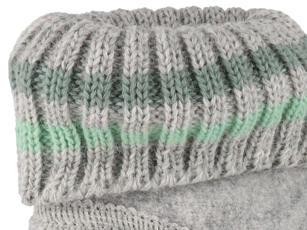 1 HAFLINGER-Women-Men-Boiled-Wool-Slipper-Boots-Paul-stone #farbe_Gray