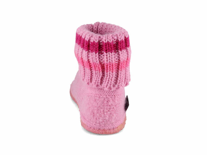 1 HAFLINGER-Children-Girls-Slipper-Boots-Paul-baby-pink