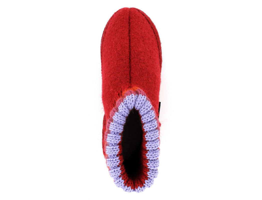 1 HAFLINGER-Womens-Slippers-Boots--Paul-Brick-Red #farbe_Red