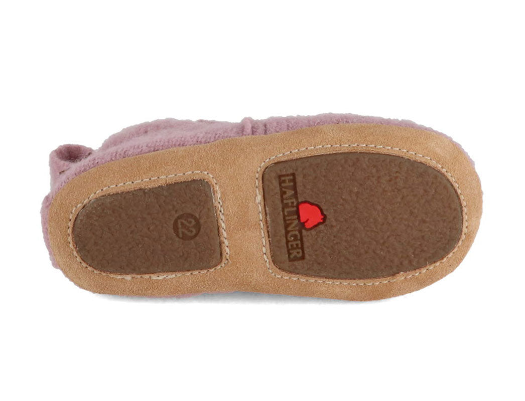 1 HAFLINGER-Baby-Slippers-Hafli-rosewood #farbe_Pink