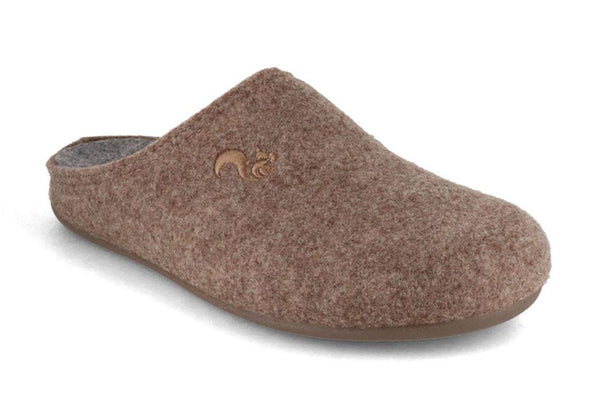 Thies-Women-recycled-felt-Slippers-beigeceniza #farbe_Beige