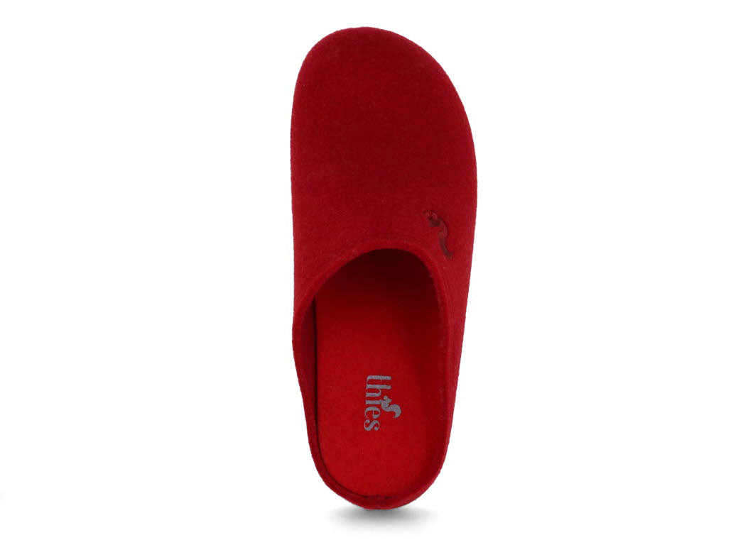 1 THIES-Slipper--Felted-PET-BurdeosGranate #farbe_Red