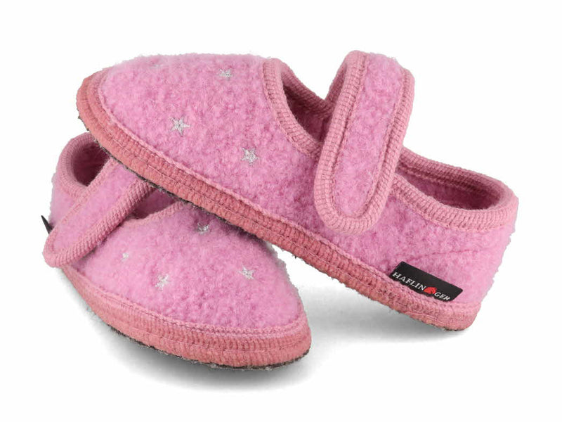 1 HAFLINGER-Children-Girls-Slippers-Starlight-baby-pink