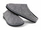 1 LWENWEISS-Men-Women-Slippers-Easy-Bicolor-grey-anthracite