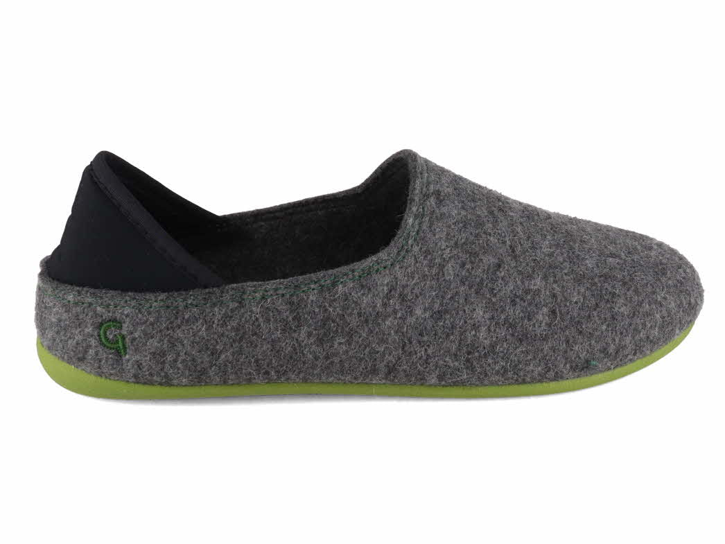 1 Gottstein-Men-Women-Slippers-Wool-SlipOn-anthracite-green #farbe_Grey