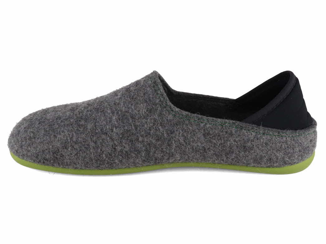 1 Gottstein-Men-Women-Slippers-Wool-SlipOn-anthracite-green #farbe_Grey