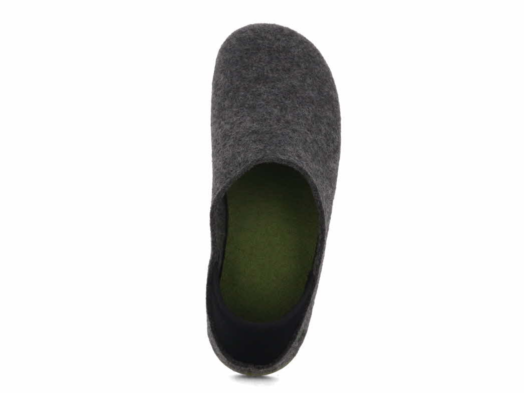 1 Gottstein-Men-Women-Slippers-Wool-SlipOn-anthracite-green #farbe_Grey