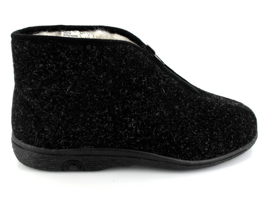 1 Varomed-vital-Slipper-Boot--Zipper-Black #farbe_Black