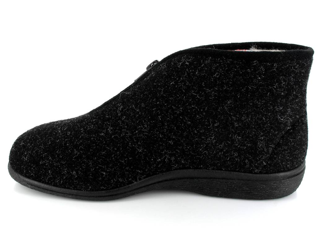 1 Varomed-vital-Slipper-Boot--Zipper-Black #farbe_Black