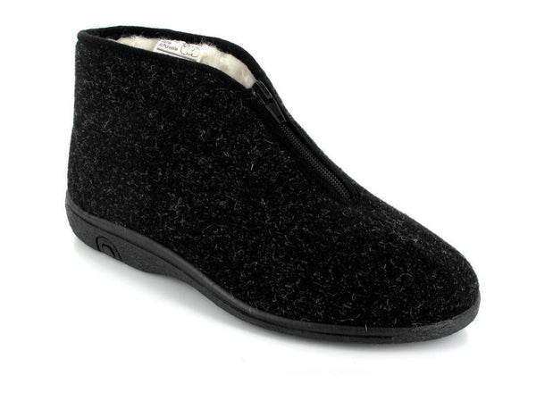 Varomed-vital-Slipper-Boot--Zipper-Black #farbe_Black