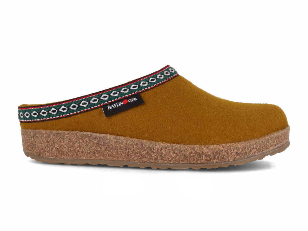 1 HAFLINGER-Men-Women-Clogs-Grizzly-Franzl-masala #farbe_Yellow