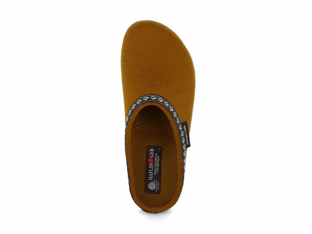 1 HAFLINGER-Men-Women-Clogs-Grizzly-Franzl-masala #farbe_Yellow