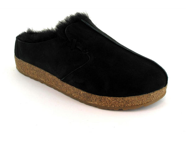 HAFLINGER-Sheepskin-Slippers--Saskatchewan-Black #farbe_Black