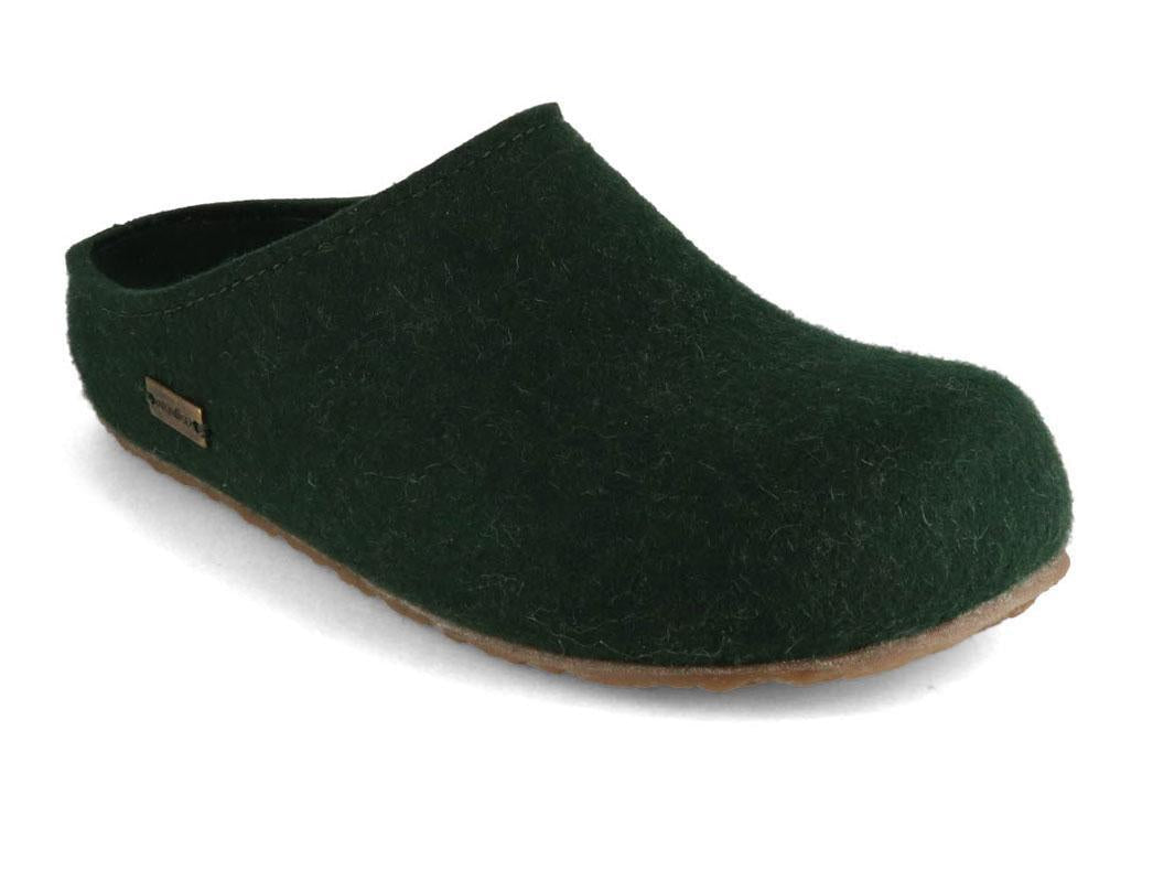 haflinger-gz-wool-felt-clogs-grizzly-michel #color_forest green