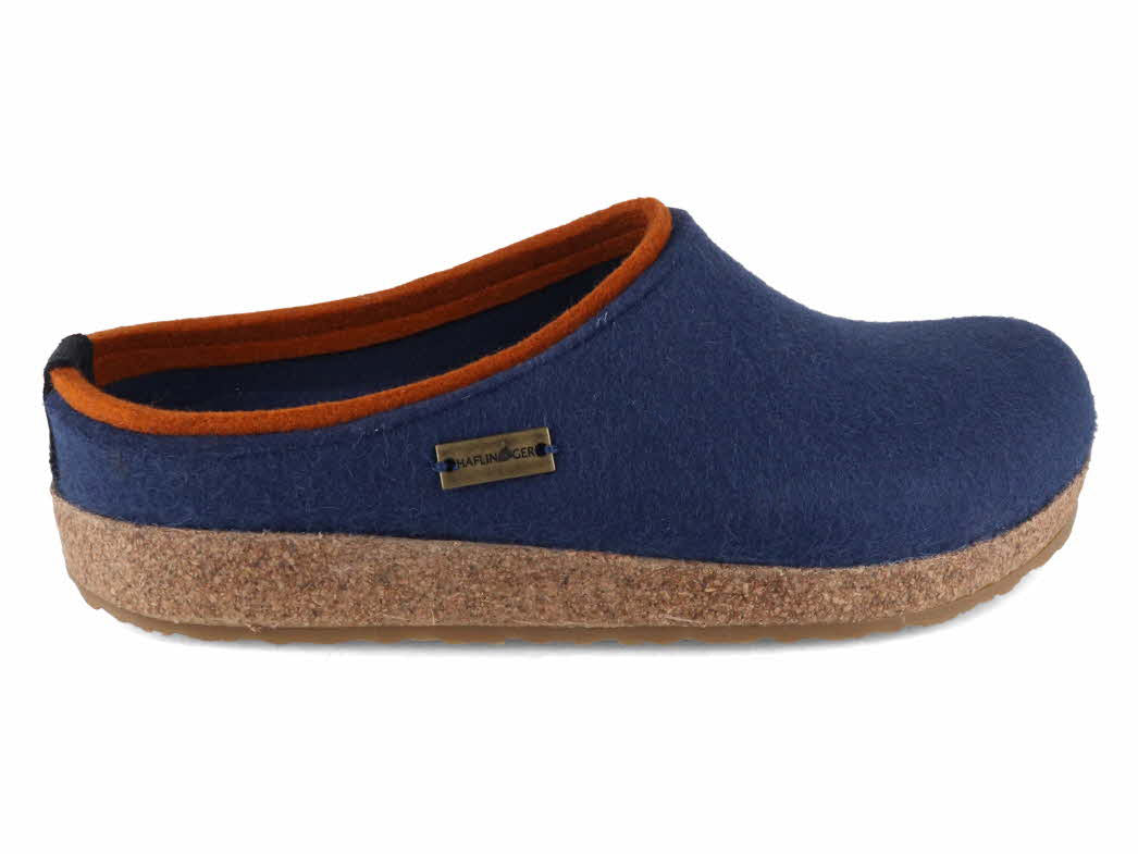 1 HAFLINGER-Men-Women-Clogs-Grizzly-Kris-blueberry #farbe_Blue