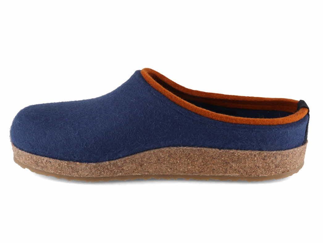 1 HAFLINGER-Men-Women-Clogs-Grizzly-Kris-blueberry #farbe_Blue