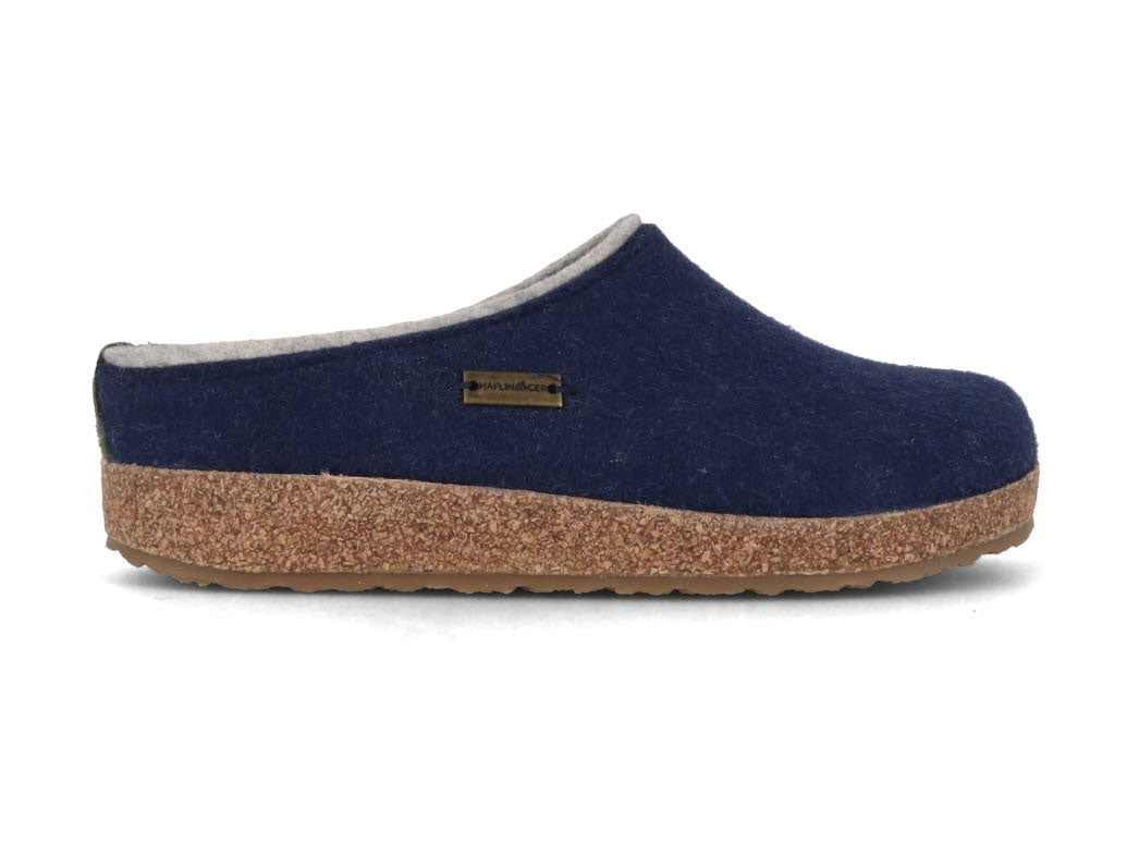 1 HAFLINGER-Women-Men-Felt-Clogs-Grizzly-Kris-jeans #farbe_Blue