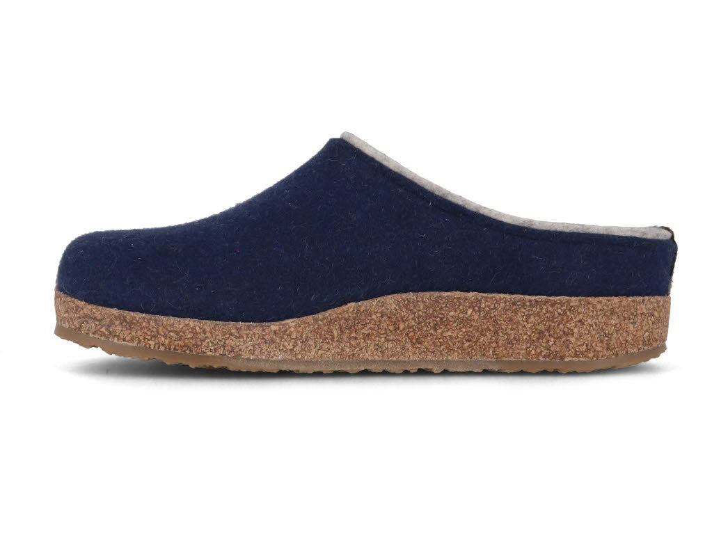 1 HAFLINGER-Women-Men-Felt-Clogs-Grizzly-Kris-jeans #farbe_Blue