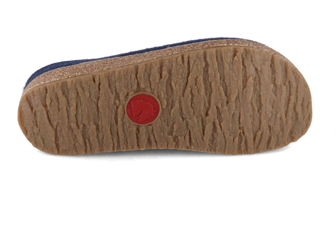 1 HAFLINGER-Women-Men-Felt-Clogs-Grizzly-Kris-jeans #farbe_Blue
