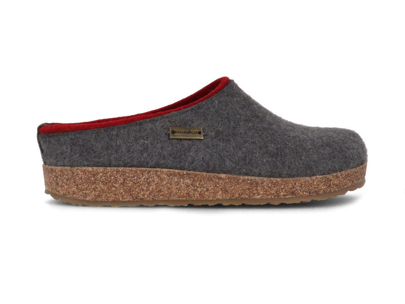 1 HAFLINGER-Women-Men-Clogs-Grizzly-Kris-anthracite