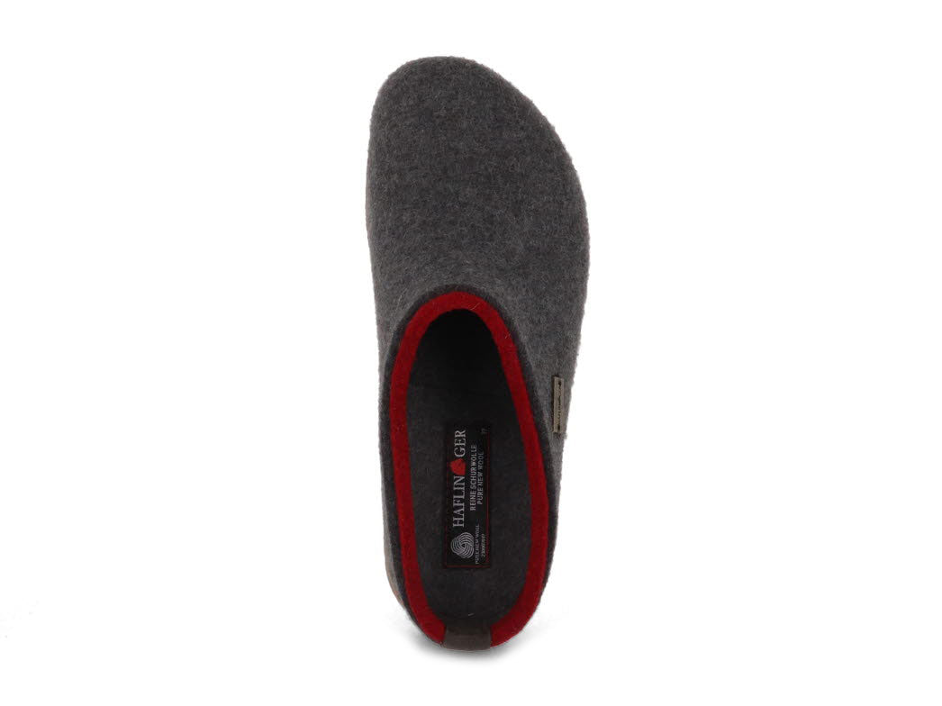 1 HAFLINGER-Women-Men-Clogs-Grizzly-Kris-anthracite #farbe_Gray