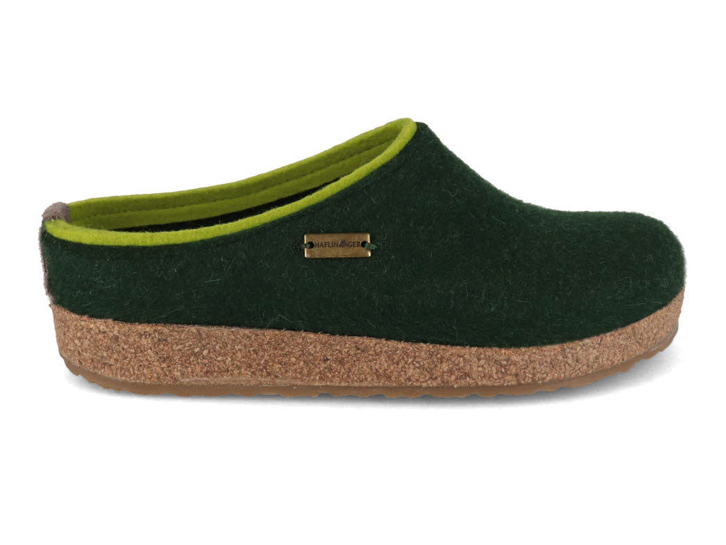 1 HAFLINGER-Clog--Grizzly-Kris-Yew #farbe_Green