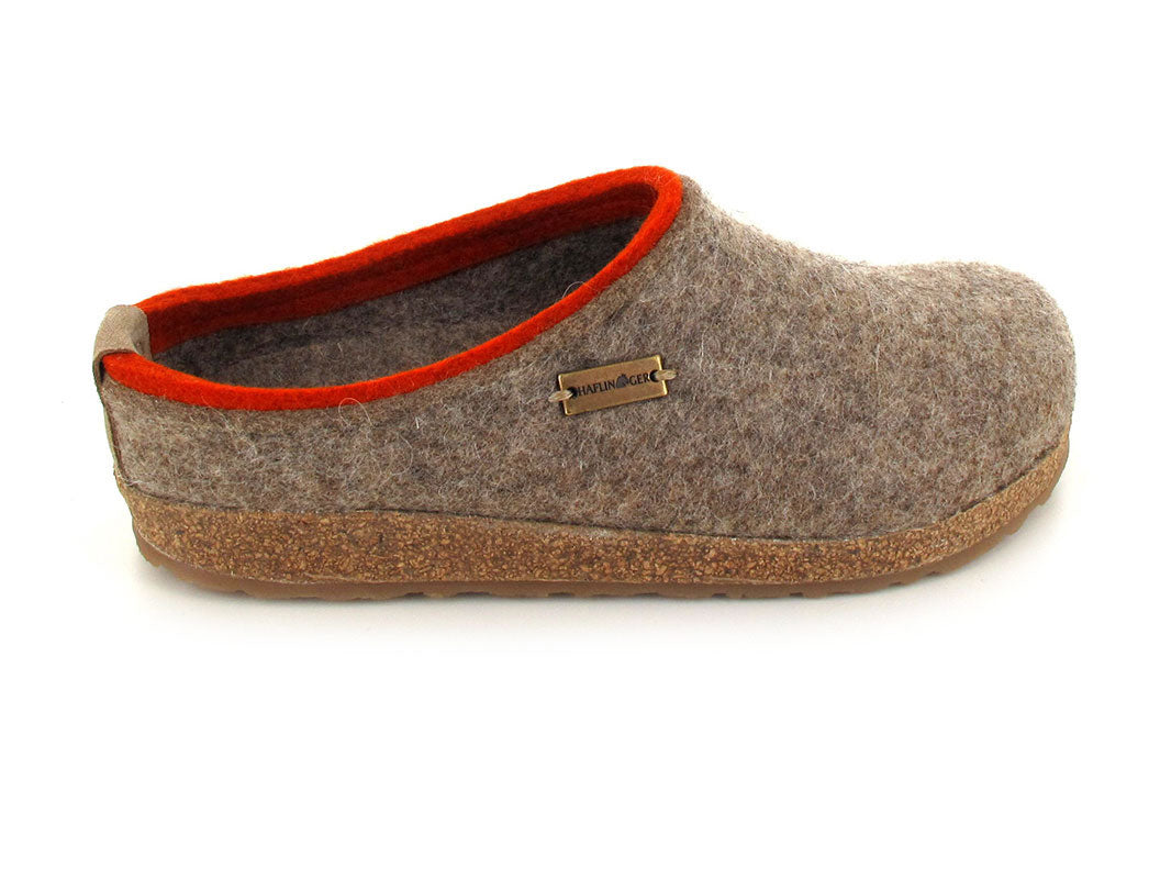 1 HAFLINGER-Clog--Grizzly-Kris-Turf #farbe_Beige