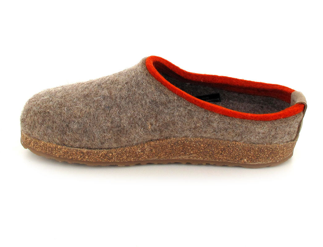 1 HAFLINGER-Clog--Grizzly-Kris-Turf #farbe_Beige