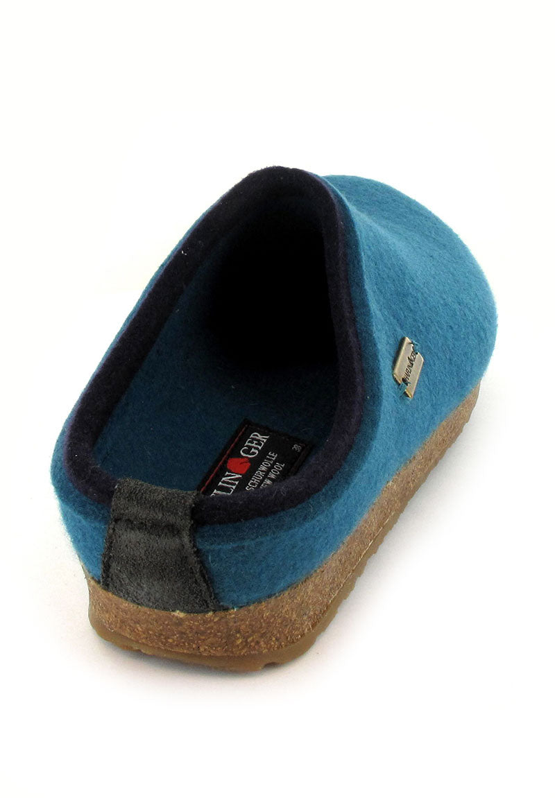 haflinger-gz-kris-wool-felt-clogs #color_turqoise