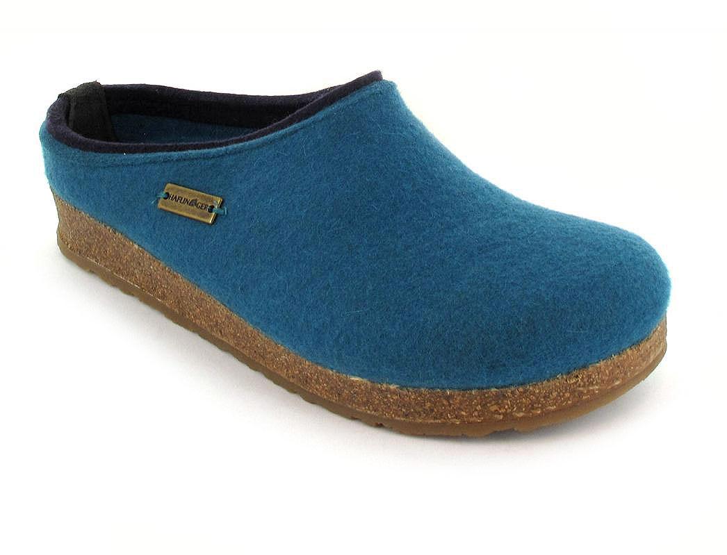 haflinger-gz-kris-wool-felt-clogs #color_turqoise