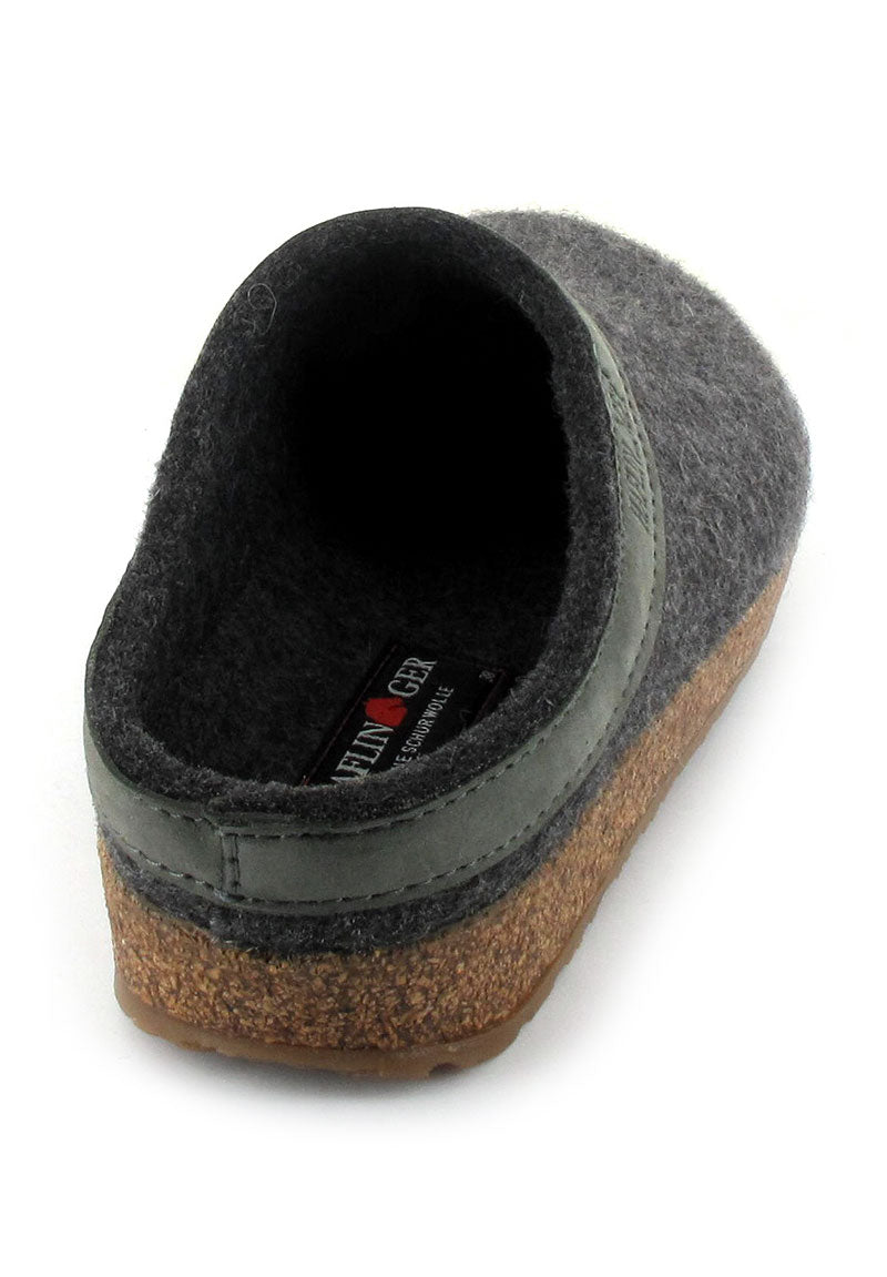 1 HAFLINGER-Clog--Grizzly-Torben-Anthracite #farbe_Grey