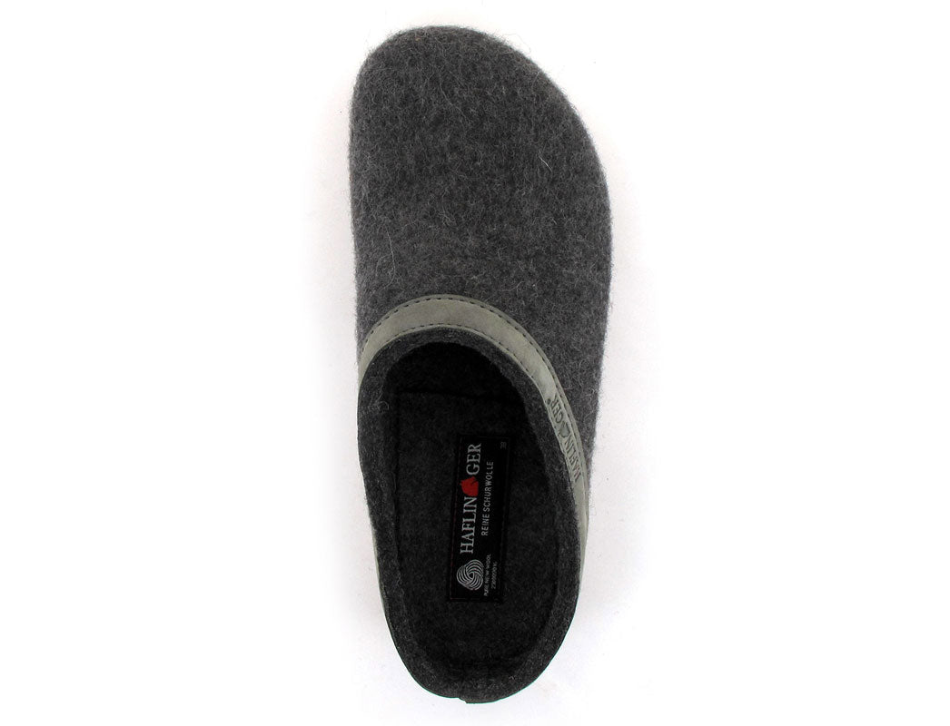 1 HAFLINGER-Clog--Grizzly-Torben-Anthracite #farbe_Grey