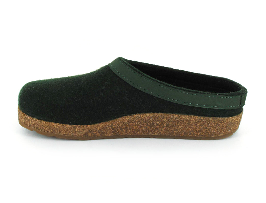 haflinger-gzl-colorful-grizzly-felt-clogs #color_forest green