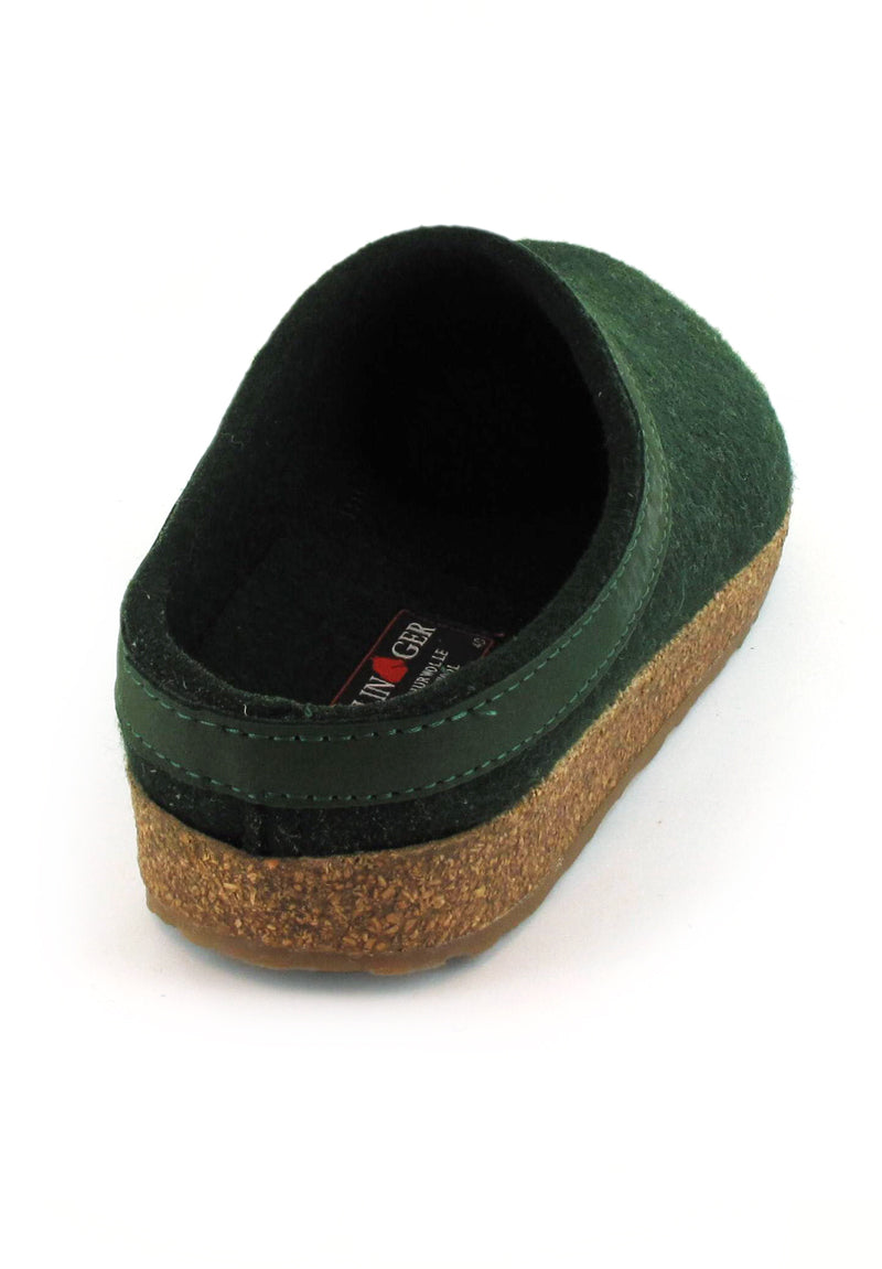 haflinger-gzl-colorful-grizzly-felt-clogs #color_forest green