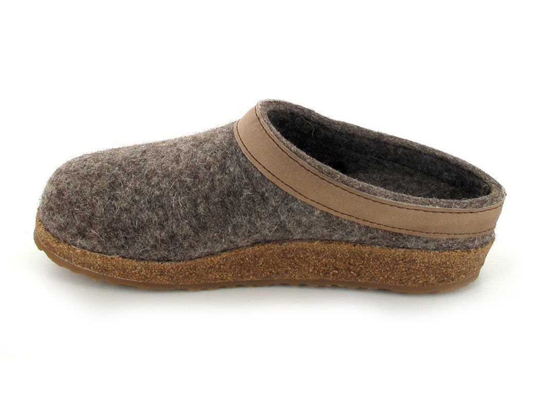 1 HAFLINGER-Clog--Grizzly-Torben-Turf #farbe_Beige