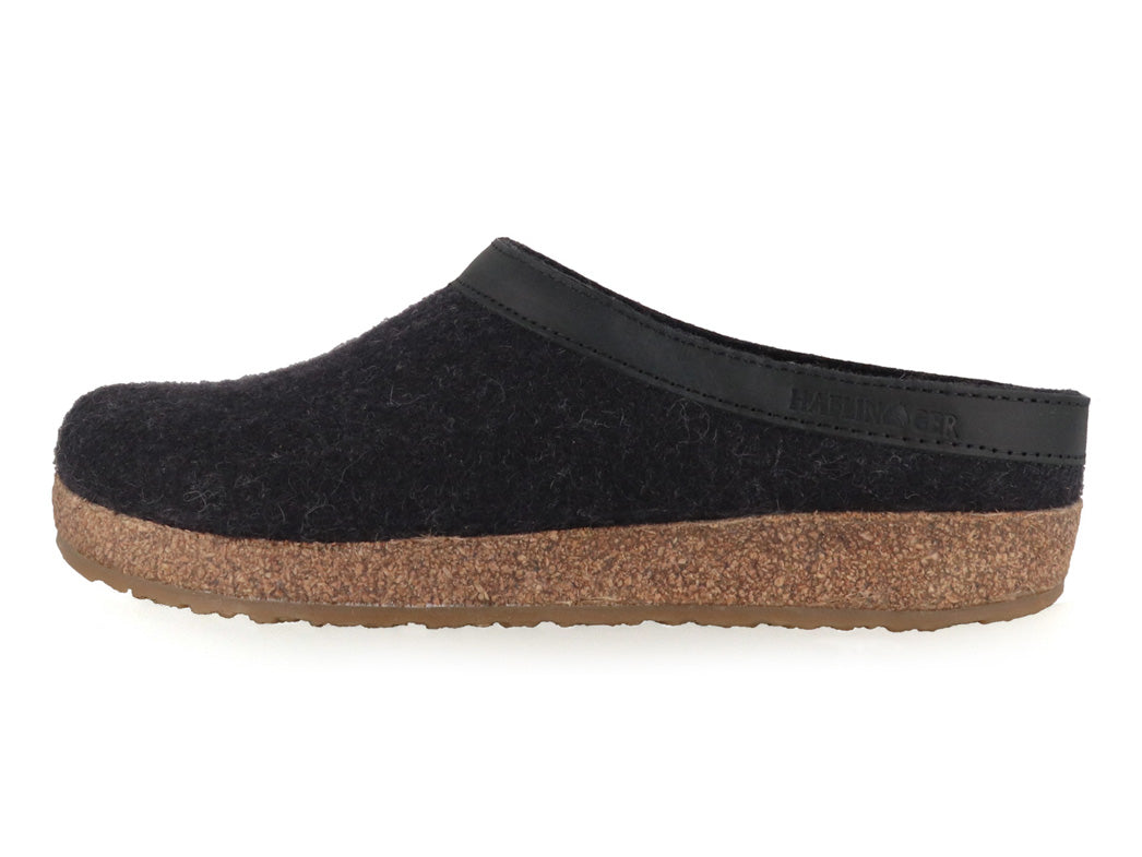 1 HAFLINGER-Clogs-Grizzly-Torben-Charcoal #farbe_Grey